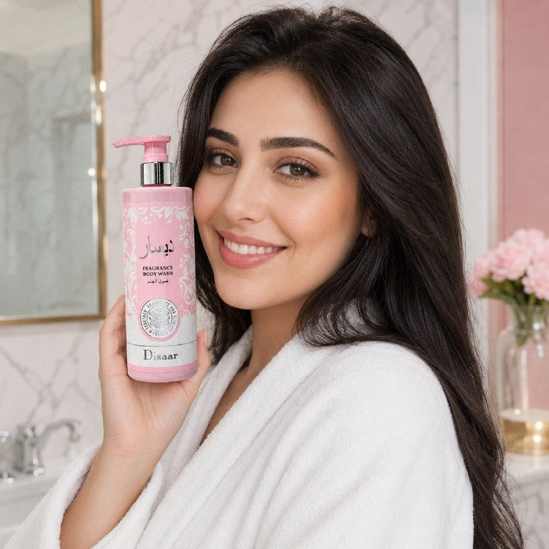 GEL DE DUCHA CORPORAL AROMATICO E HIDRATANTE DISAAR 320ML (AROMA SIMILAR LATTAFA YARA)