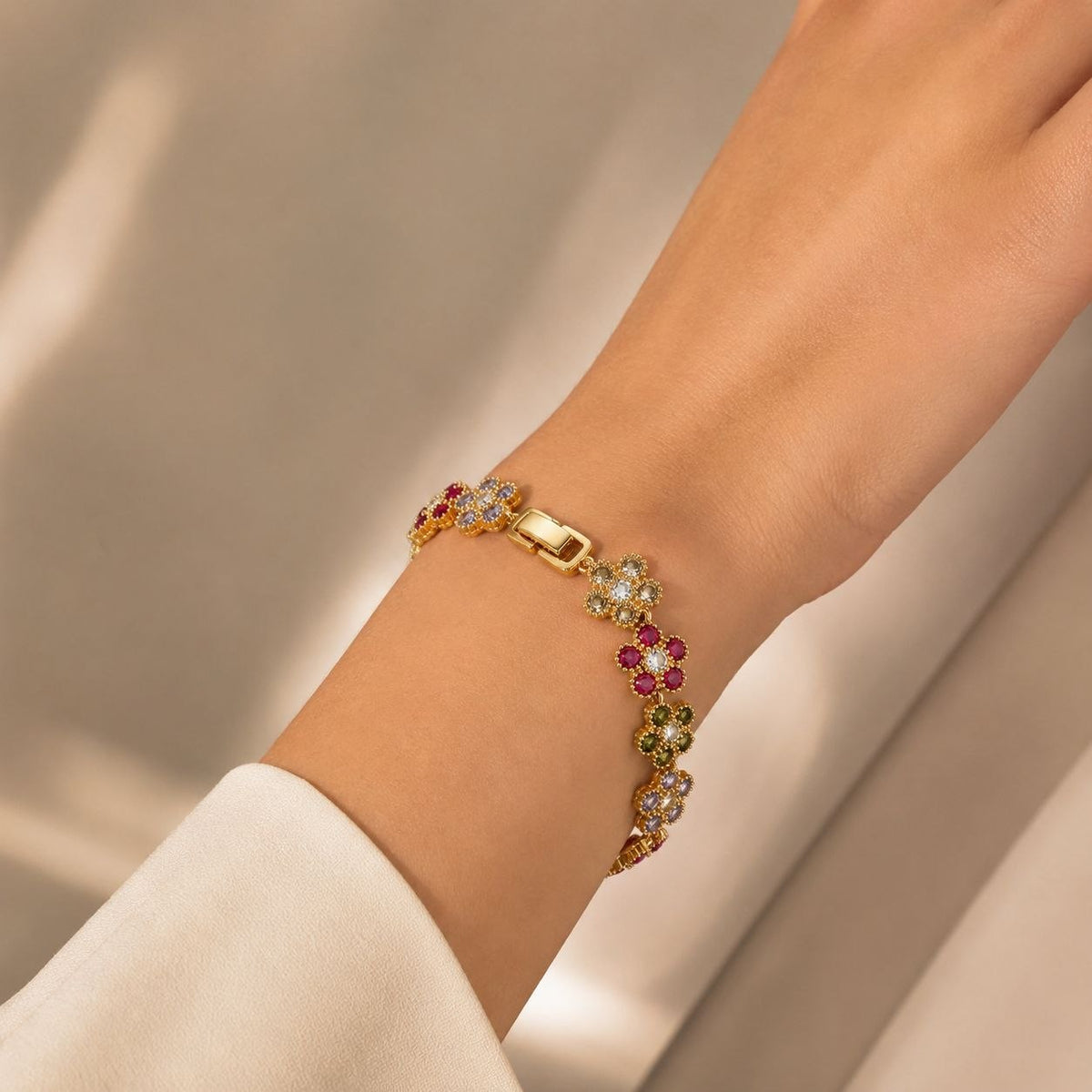 PULSERA DE ENCHAPE PARA DAMA