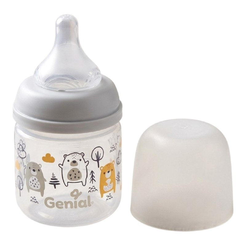 BIBERON PEPE ERGONOMICO DE BOCA ANCHA PARA BEBES GENIAL 120ML