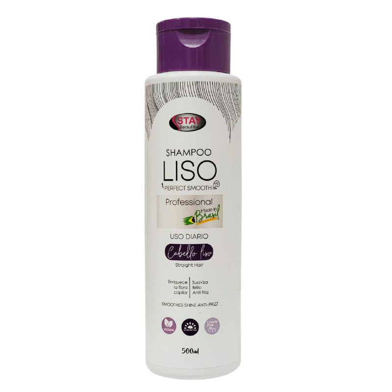 SHAMPOO PARA EL CABELLO BRASILEÑO SUAVIZANTE ANTIFRIZZ STRAY BEAUTIFUL 500ML