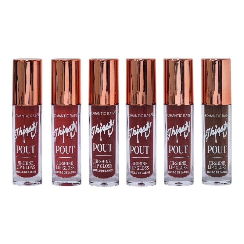 BRILLO LABIAL HIDRATACION TODO EL DIA CON CAPA TRANSLUCIDA Y RESISTENTE AL AGUA DE HASTA 24H LABIOS NATURALES Y RADIANTES ROMANTIC RAIN (DUPE DE ITALIA DELUXE)
