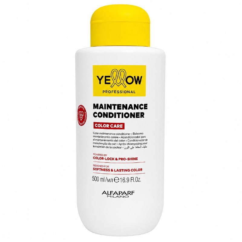 ACONDICIONADOR CUIDADO DE COLOR NUTRICIÓN Y MANTENIMIENTO YELLOW PROFESSIONAL  500ML 1 UND