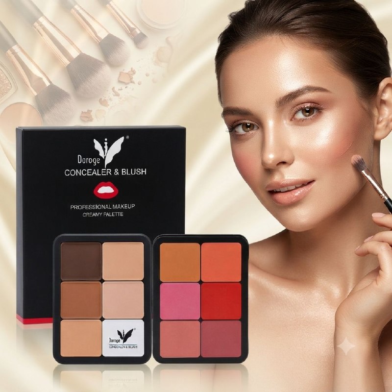 PALETA DE CORRECTOR Y RUBOR EN CREMA DAROGE 24G