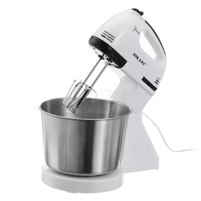 BATIDORA ELECTRICA 5 VELOCIDADES ACERO INOXIDABLE 250W SK-6620 SOKANY