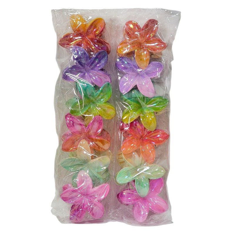 GANCHO PARA EL CABELLO DE PINZA DE FLOR HAWAIANA, PINZAS DE SUJECION FUERTE, ACCESORIO PARA EL CABELLO 9CM, PAQUETE 12UND
