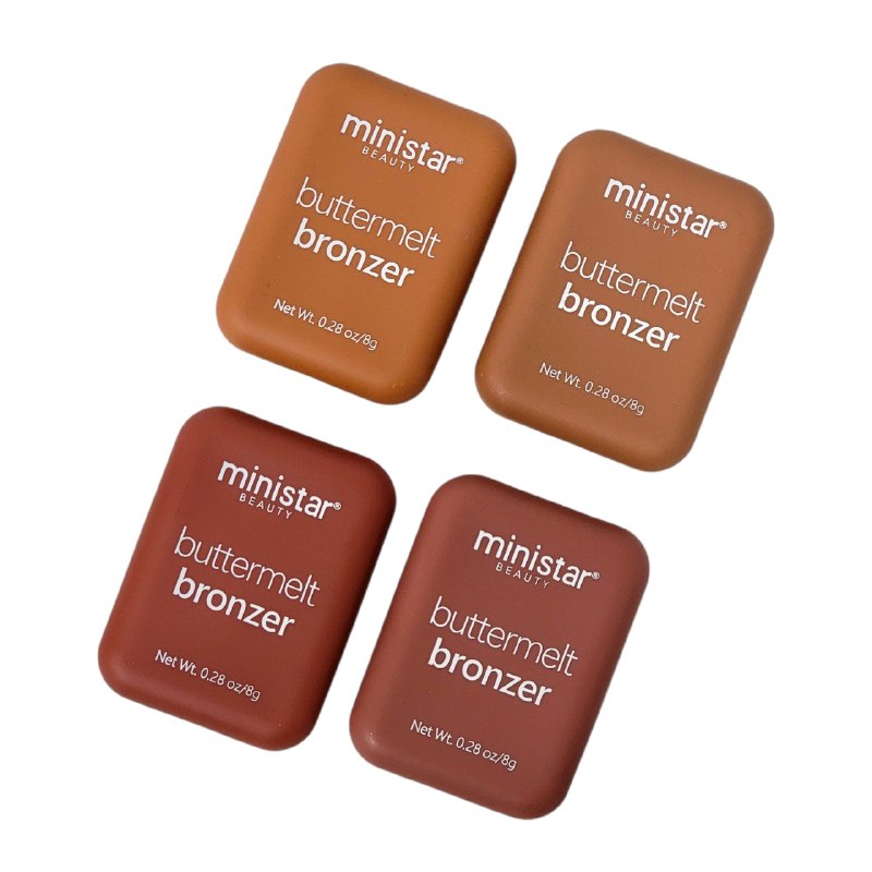 BRONCEADOR RUBOR COLORIDO DUPE DE NYX, TONOS VIBRANTES ACABADO MATTE NATURAL MINISTAR 8G