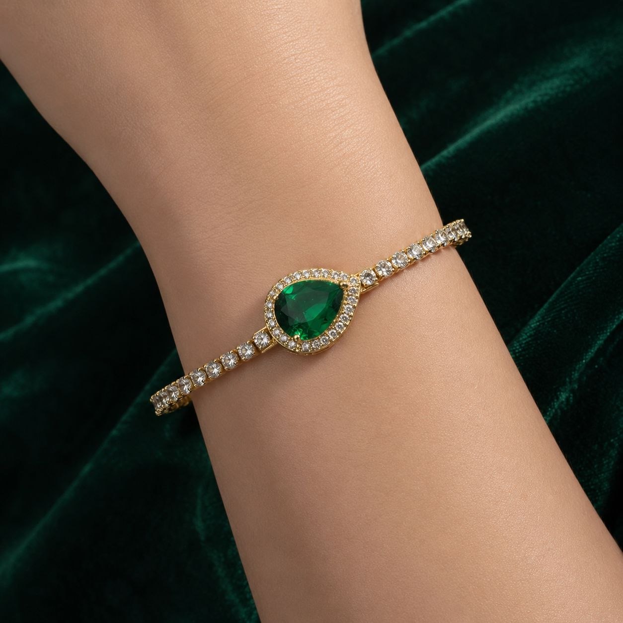 PULSERA DE ENCHAPE PARA DAMA