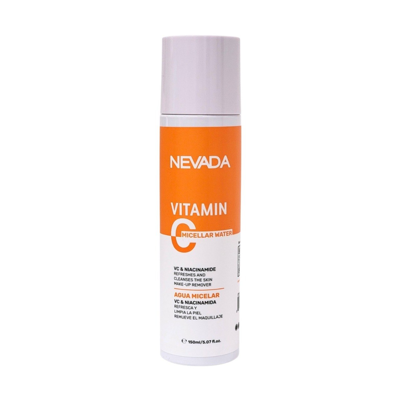 AGUA MICELAR  ILUMINADOR CON VITAMINA C Y NIACINAMIDA NEVADA 150ML