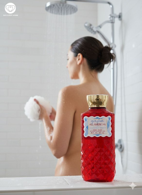 BATH & BODY WORKS GEL DE DUCHA GINGHAM ALL AMERICAN 295ML