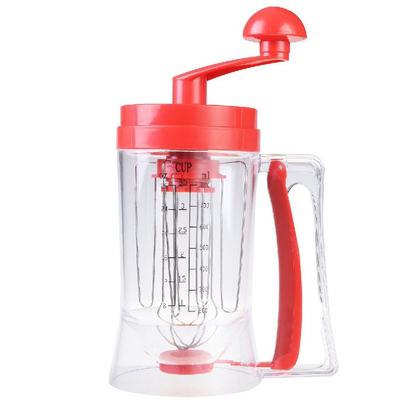 MAQUINA MANUAL DE MASA PARA PANQUEQUES, QUE MEZCLA Y DISPENSA DIRECTAMENTE EN LA PLANTA, LIMPIEZA RAPIDA PANCAKE MACHINE