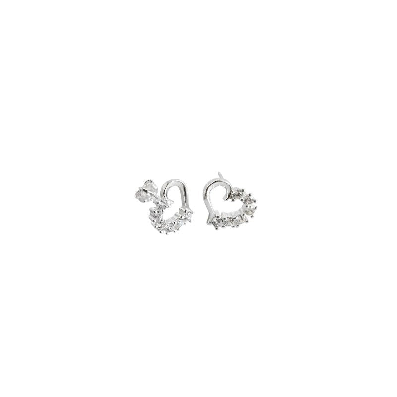ARITO EN FORMA DE CORAZON DE PLATA 9.25 PESO: 2.2G