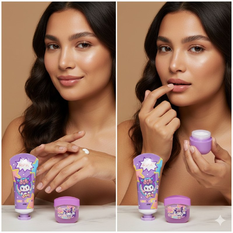 CREMA CORPORAL PARA MANOS Y BALSAMO LABIAL SUAVE RPK LIP 20ML