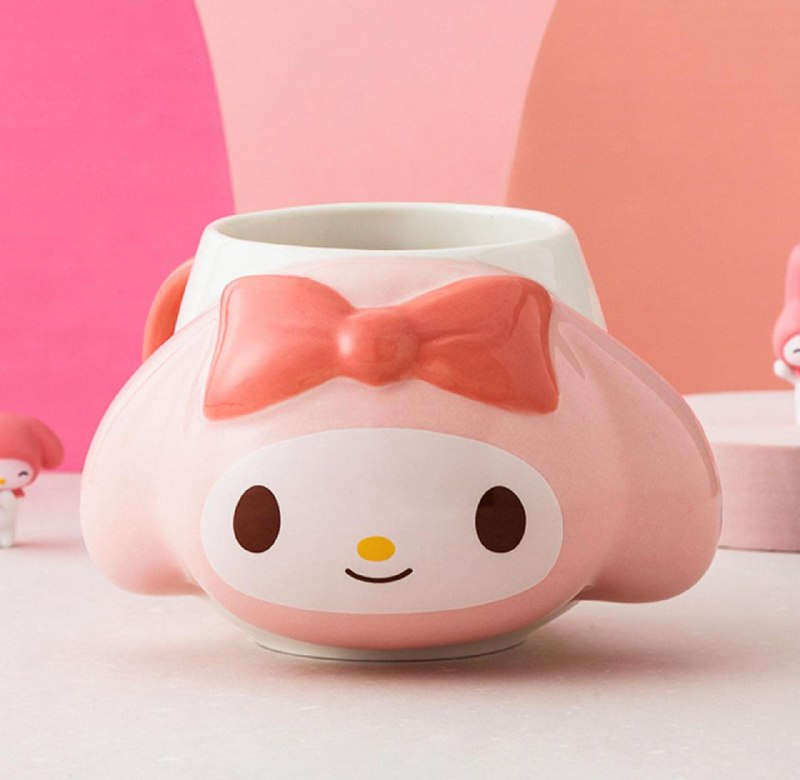 TAZA DE CERAMICA, RESISTENTE AL CALOR, MANGO CREATIVO DISEÑO MY MELODY