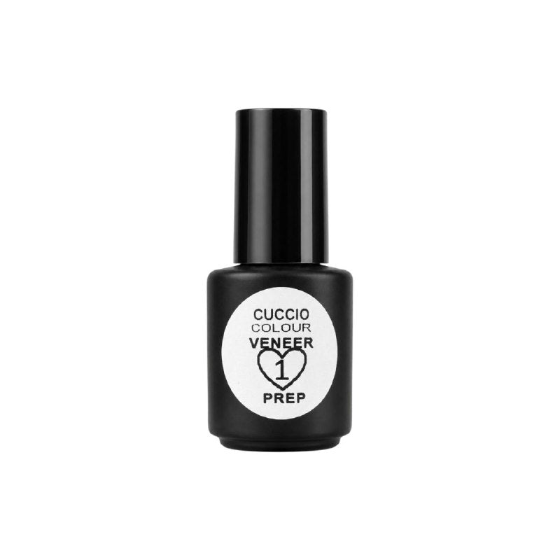 SET DE 4 GEL MINIS DE MANICURA PARA PREPARACION Y SELLADO DE ESMALTADO CUCCIO 3.7MLX4