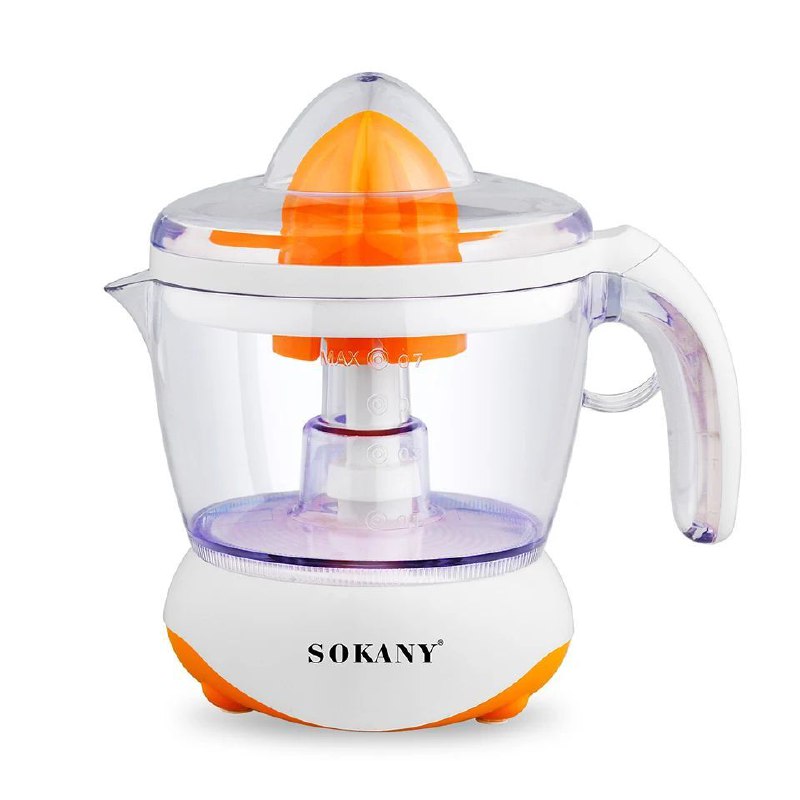 MAQUINA EXTRACTOR DE JUGO, EXPRIMIDOR DE CITRICOS, WK-725, 45W, 700ML SOKANY