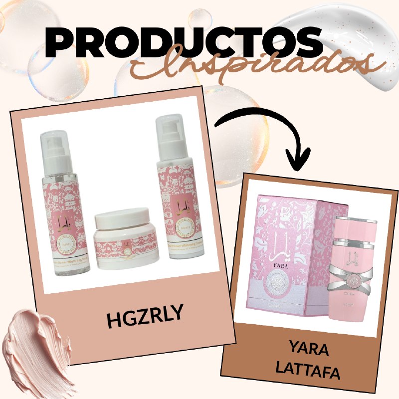 SET DE CUIDADO FACIAL TRIPLE HIDRATACION, ANTIARRUGAS Y EFECTO ACLARANTE HGZRLY (AROMA SIMILAR LATTAFA YARA)