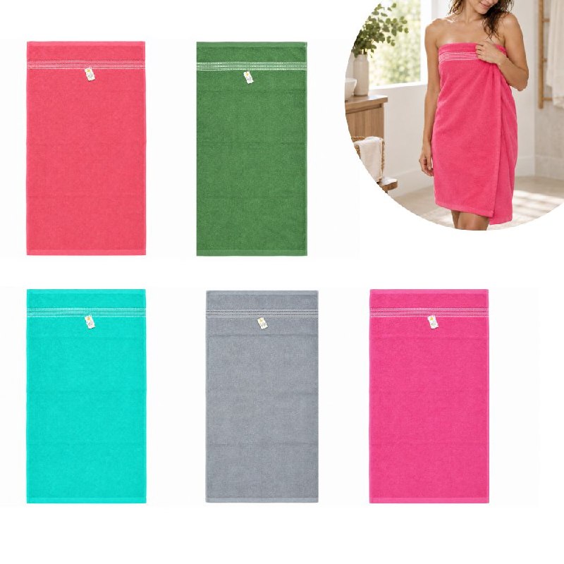 TOALLA PARA BAÑO DE CUERPO SUAVE Y ABSORBENTE 100% ALGODON BENELI HOME 139X71CM