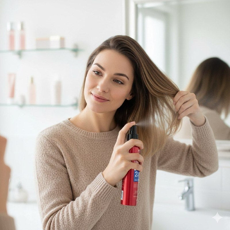 TRATAMIENTO CAPILAR EN SPRAY DE BOTOX Y KERATINA 2 EN 1 SIN ENJUAGUE KORMESIC 150ML