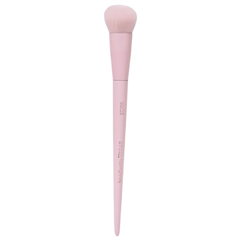 BROCHA DE MAQUILLAJE VEGANA MULTIUSOS CON TECNOLOGIA DE CUÑA BEAUTY CREATIONS