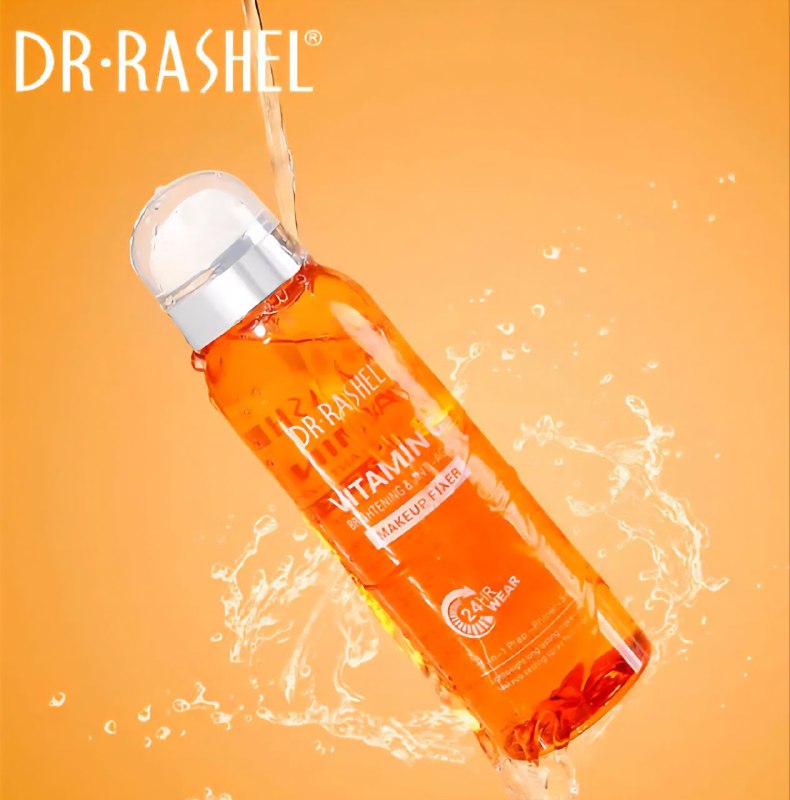 FIJADOR DE MAQUILLAJE 3 EN 1 CON VITAMINA C DR RASHEL 160ML
