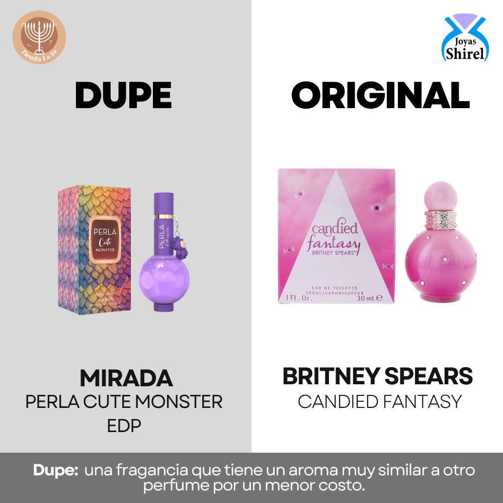 MIRADA PERLA CUTE MONSTER EDP 100ML (M) (DUPE BRITNEY SPEARS CANDIED FANTASY)