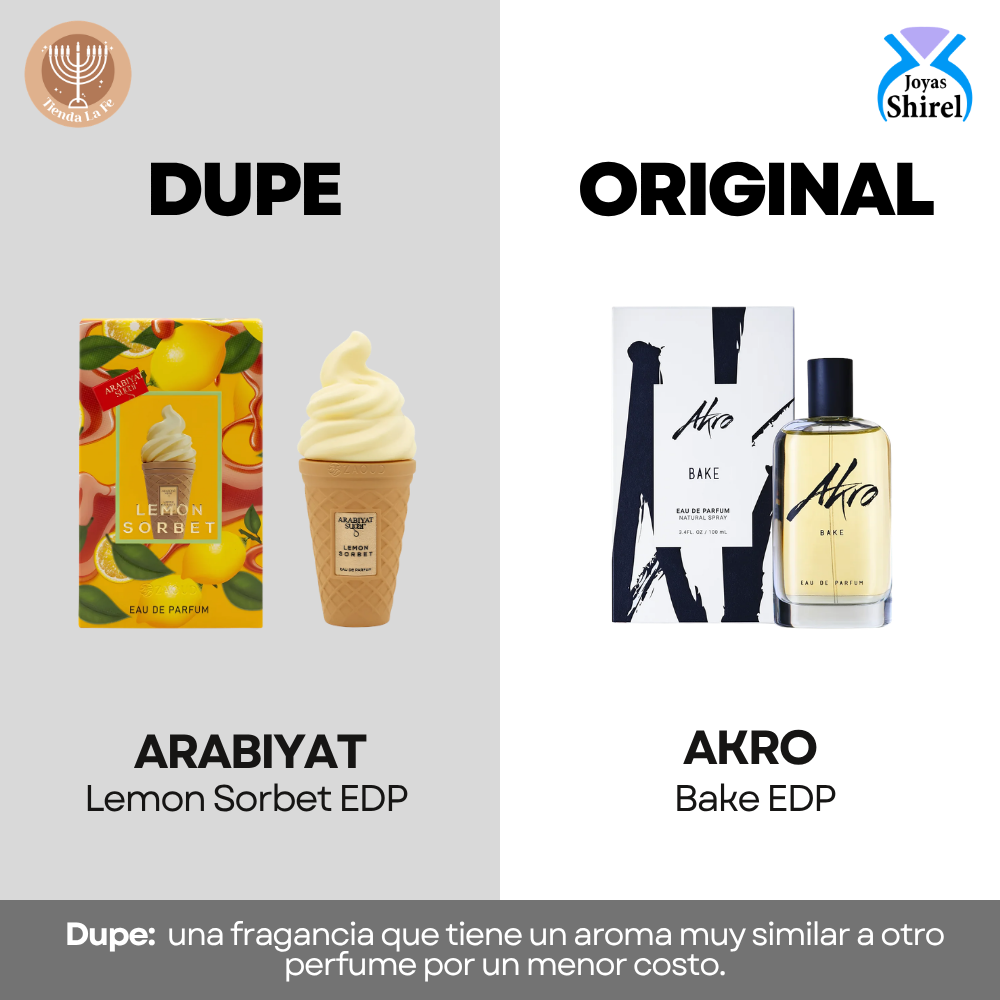 ARABIYAT SUGAR LEMON SORBET EDP 100ML (M) (DUPE AKRO BAKE EDP)
