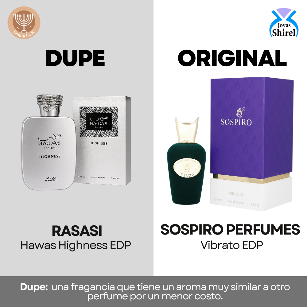 RASASI HAWAS HIGHNESS EDP 100ML (H) (DUPE SOSPIRO PARFUMS VIBRATO EDP)