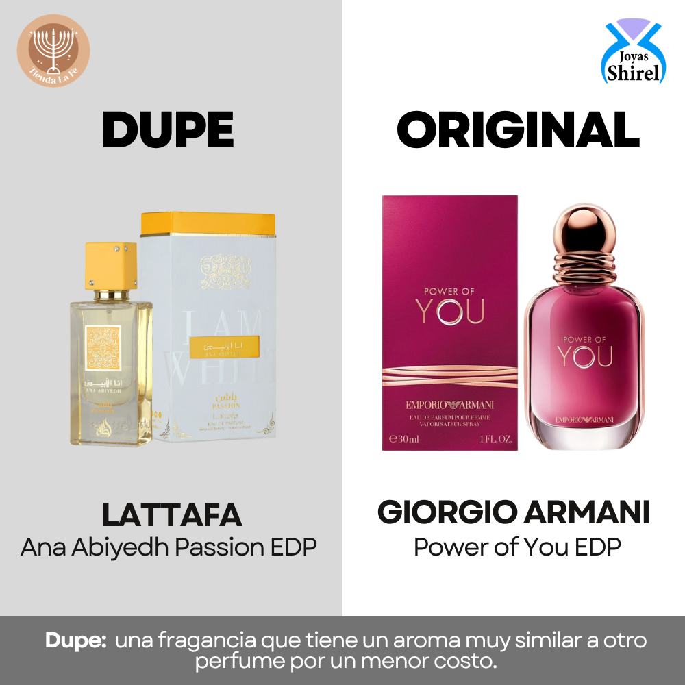LATTAFA ANA ABIYEDH PASSION EDP 60ML (M) (DUPE GIORGIO ARMANI POWER OF YOU EDP)