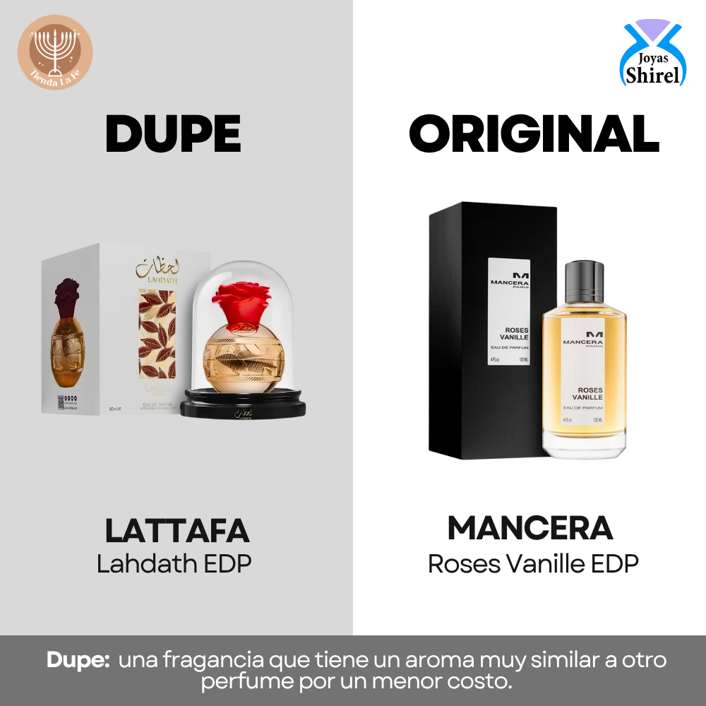 LATTAFA LAHDATH EDP 80ML (M) (DUPE MANCERA ROSES VANILLE EDP)