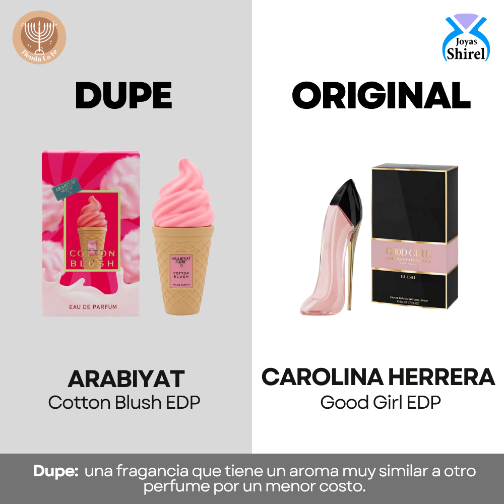 ARABIYAT SUGAR COTTON BLUSH EDP 100ML (M) (DUPE CAROLINA HERRERA GOOD GIRL BLUSH EDP)