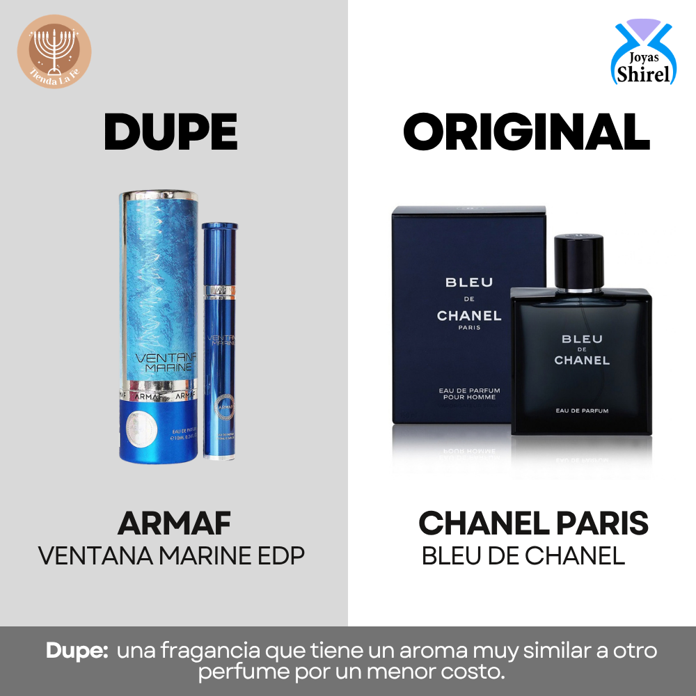 ARMAF VENTANA MARINE EDP 10ML (H) (DUPE CHANEL PARIS BLEU DE CHANEL EDT)