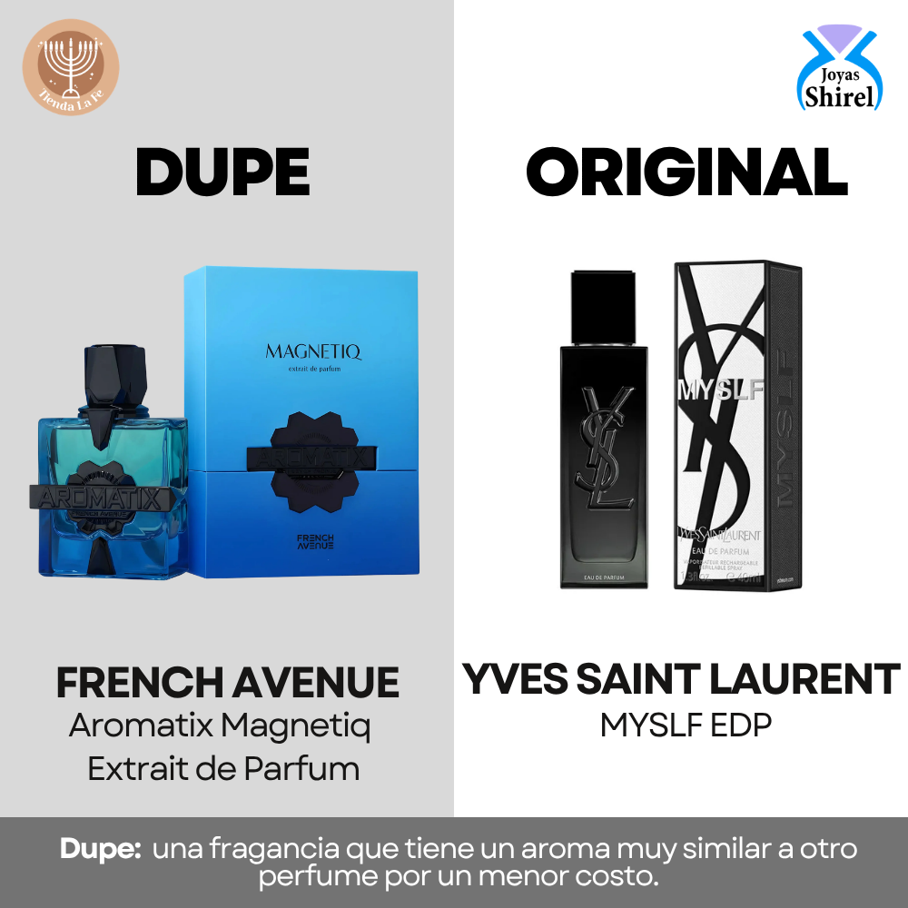 FRENCH AVENUE AROMATIX MAGNETIX EXTRAIT DE PARFUM 100ML (U) (DUPE YVES SAINT LAURENT MYSLF EDP)