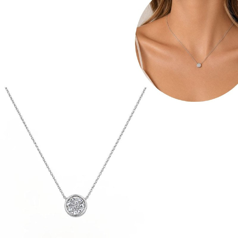GARGANTILLA DE ENCHAPE PARA DAMA 2CM (DUPE DE BRILLIANT EARTH)