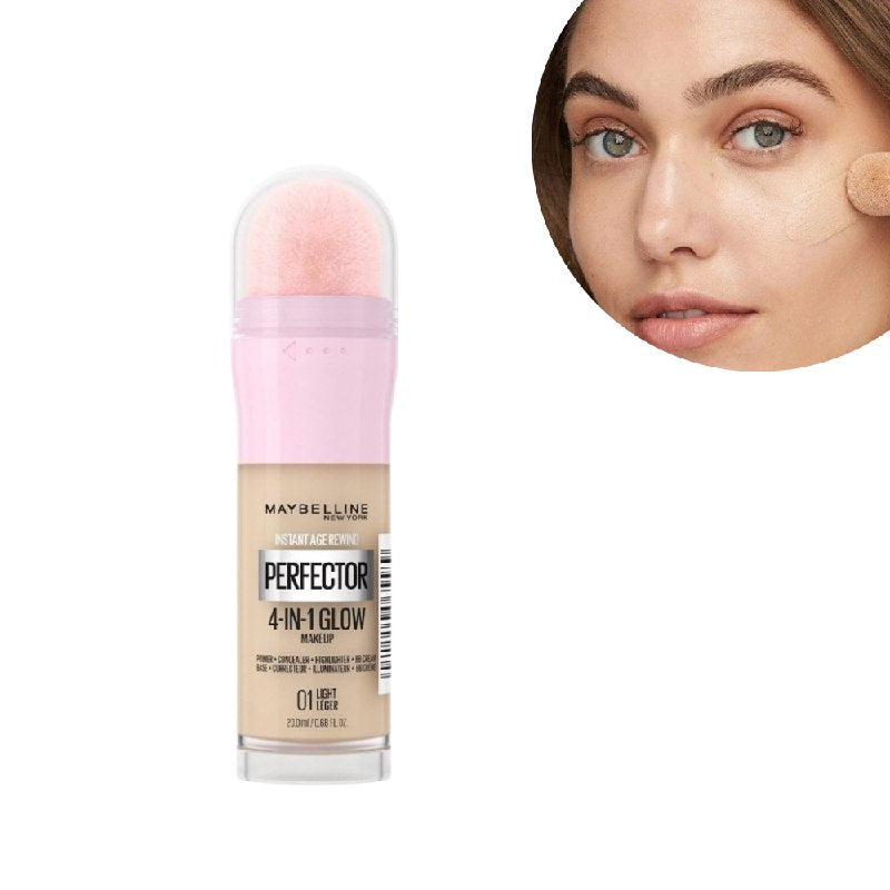 MAQUILLAJE PERFECTOR 4 EN 1 TONO 01 LIGHT INSTANT AGE REWIND MAYBELLINE NEW YORK 200ML