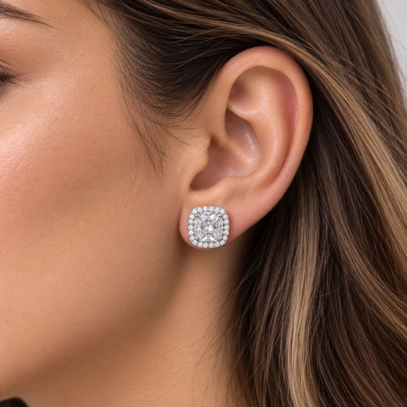 ARITOS DE ENCHAPE PARA DAMA 1CM (DUPE SWAROVSKI)