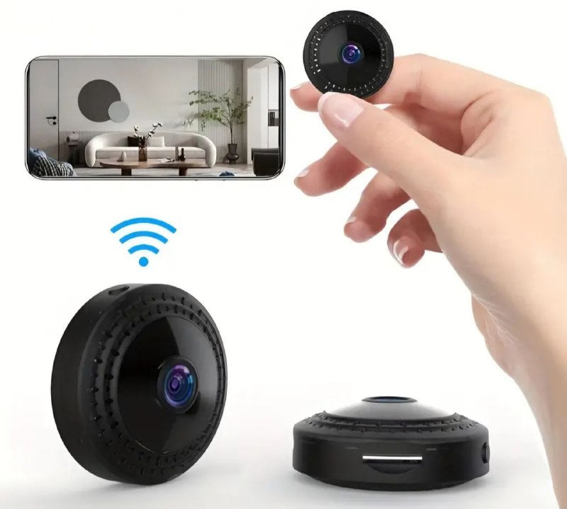 CAMARA DE SEGURIDAD MINI, CAMARA OCULTA HD, INALAMBRICA, WIFI, MONITOR DE SEGURIDAD PARA BEBE INTERIORES HOGAR, VISION NOCTURNA V380