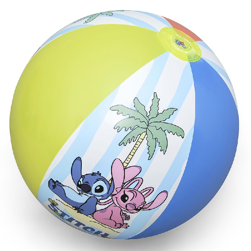PELOTA DE PLAYA INFLABLE INFANTIL CON DISEÑO DE STITCH BESTWAY 51CM
