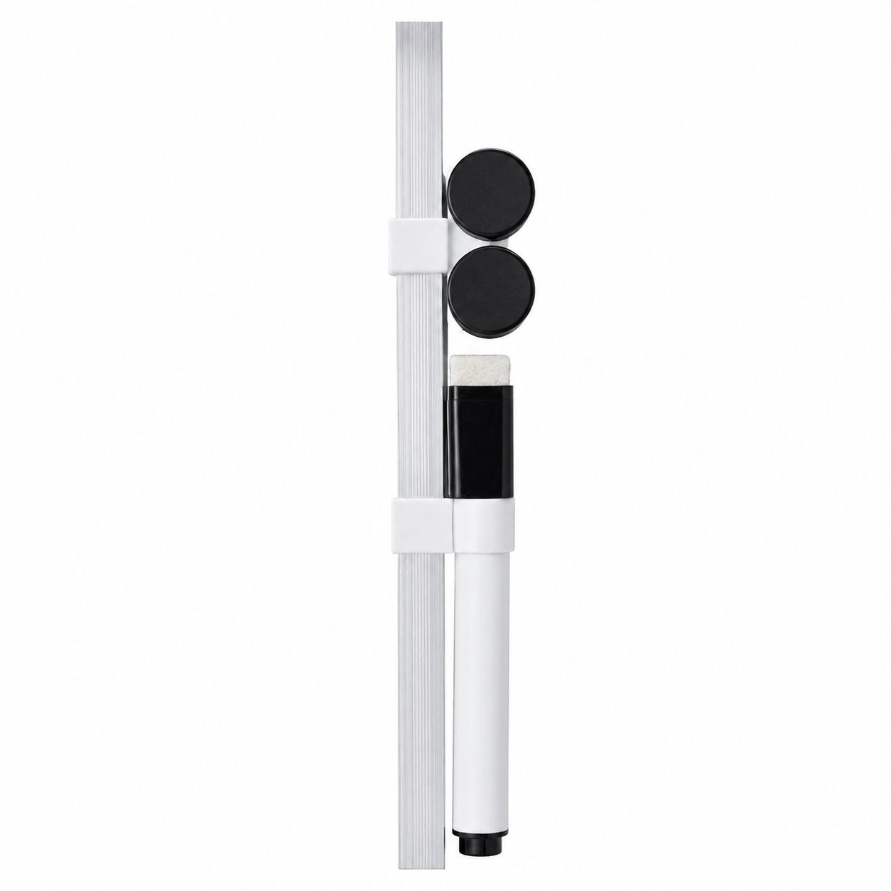 PIZARRA BLANCA DE DOBLE CARA PARA ESCRIBIR, ES IDEAL PARA LLEVAR A CUALQUIER PARTE  50CMX35CM