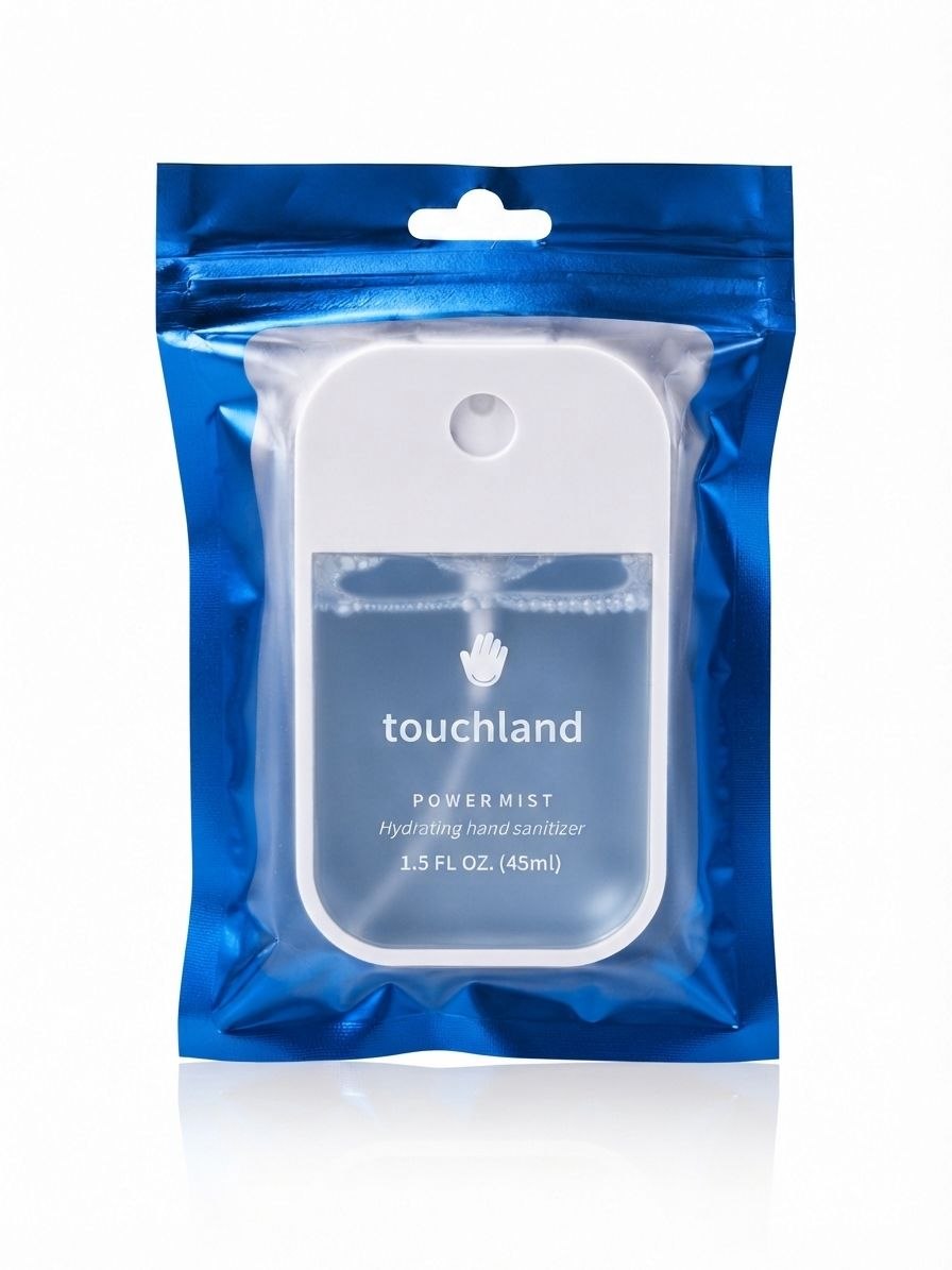 SPRAY DESINFECTANTE DE MANOS HIDRATANTE TOUCHLAND POWER 45ML