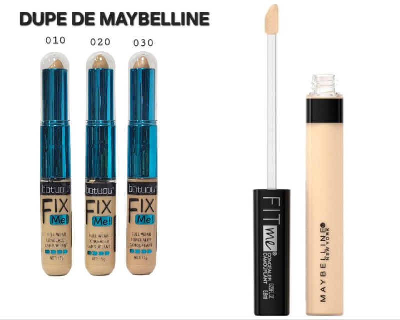 CORRECTOR FLUIDO LIGERO 24H ACABADO MATE NATURAL BATUOLI 15G (DUPE DE MAYBELLINE)