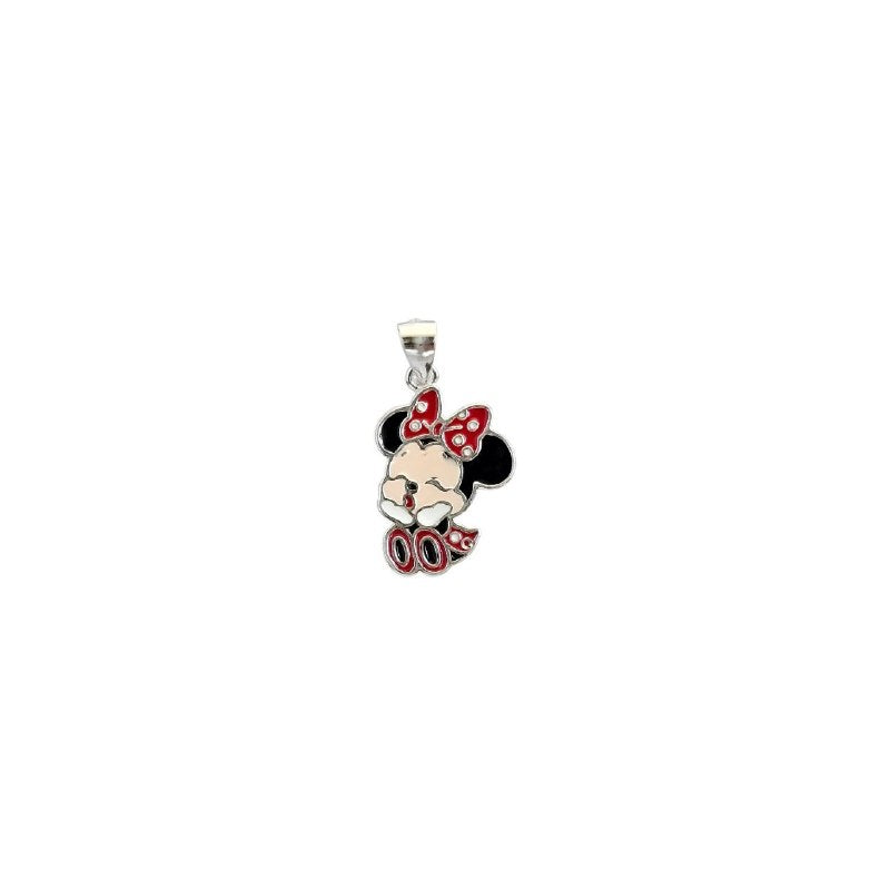 DIJE EN FORMA DE MINNIE MOUSE DE PLATA 9.25 PESO: 3.2G