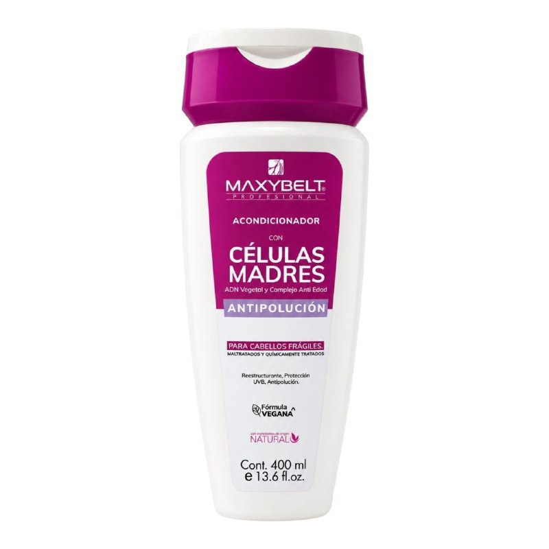 ACONDICIONADOR REPARADOR Y PROTECTOR TERMICO CON CELULAS MADRES MAXYBELT 400ML