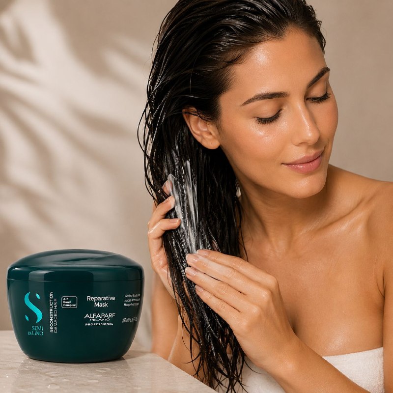 MASCARILLA CAPILAR REESTRUCTURANTE INTENSIVA PARA CABELLO DAÑADO CON MEDULA DE BAMBU ALFAPARF 200ML