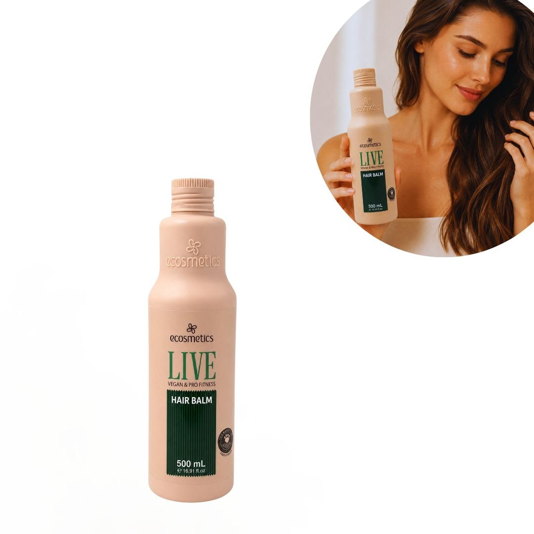 ACONDICIONADOR BÁLSAMO CAPILAR ECOSMETICS LIVE 500ML 1 UND