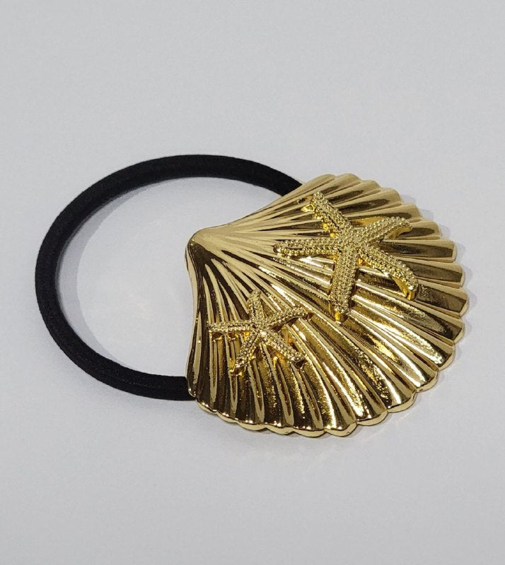 COLA DECORATIVA METALICA PARA EL CABELLO COLOR DORADO VARIOS ESTILOS PONY CUFFS