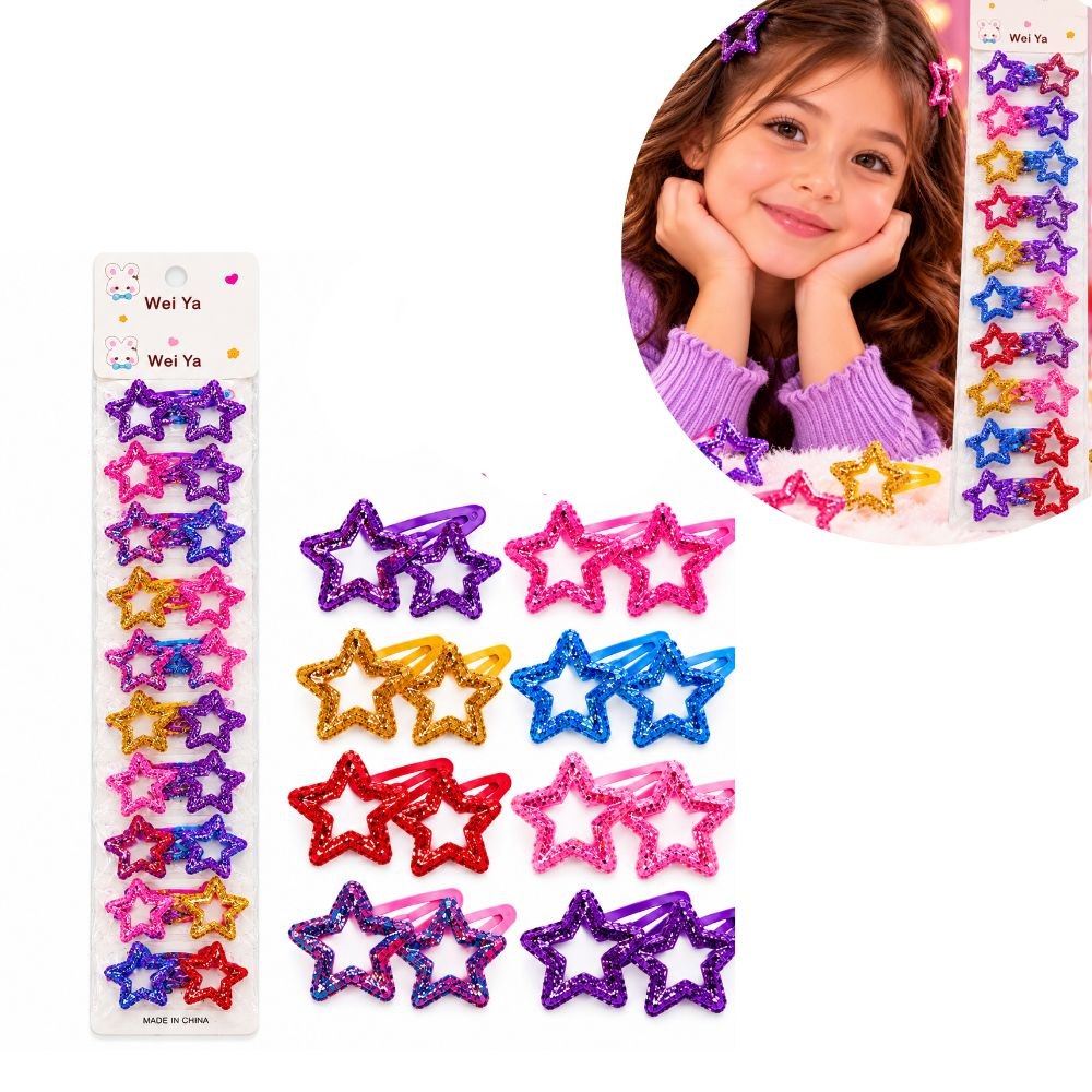 SET DE GANCHOS EN FORMA DE ESTRELLA WEI YA