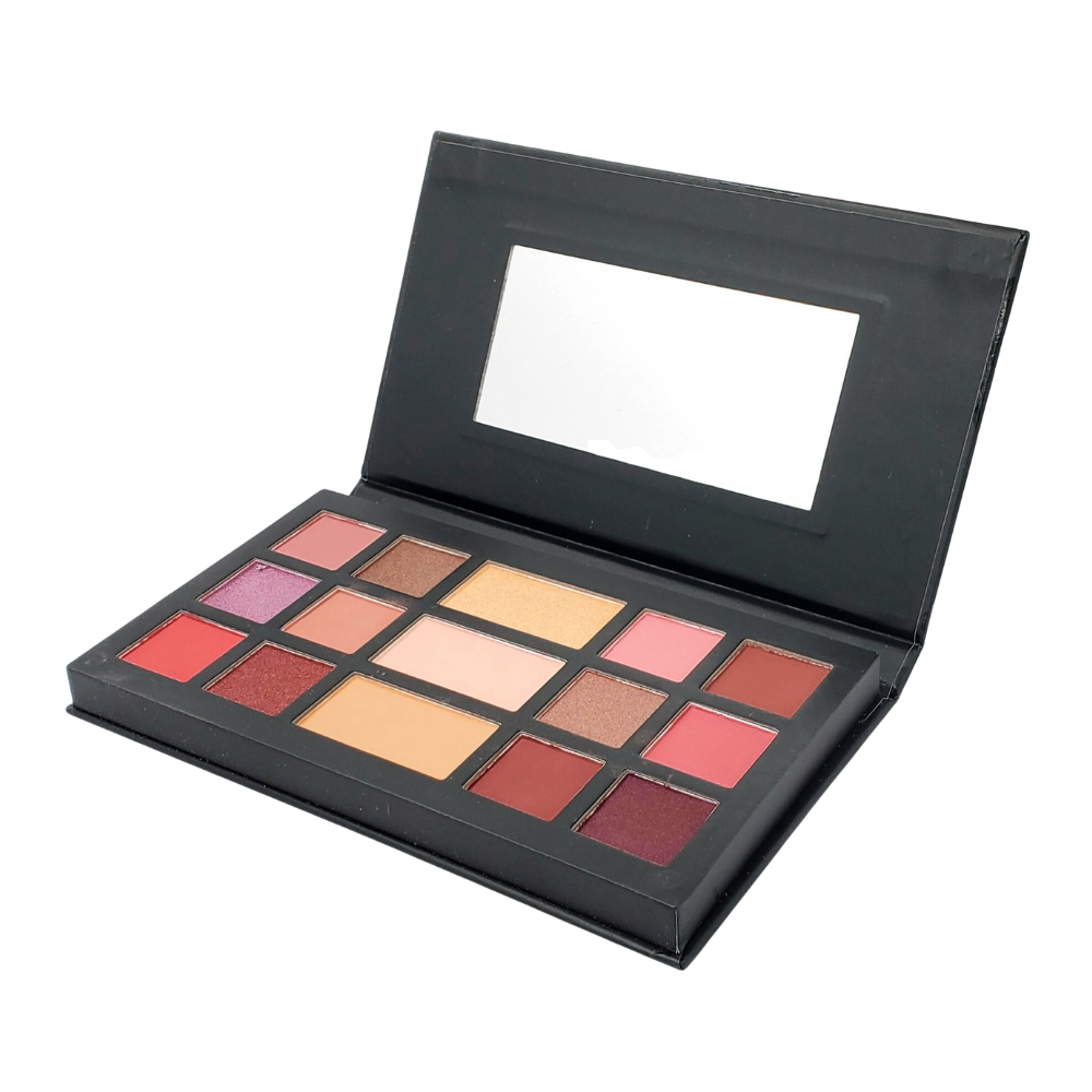 PALETA DE SOMBRAS Y ROSTRO DE 15 TONOS CON ESPEJO ORCHID ROSE TAHARI BEAUTY 25G