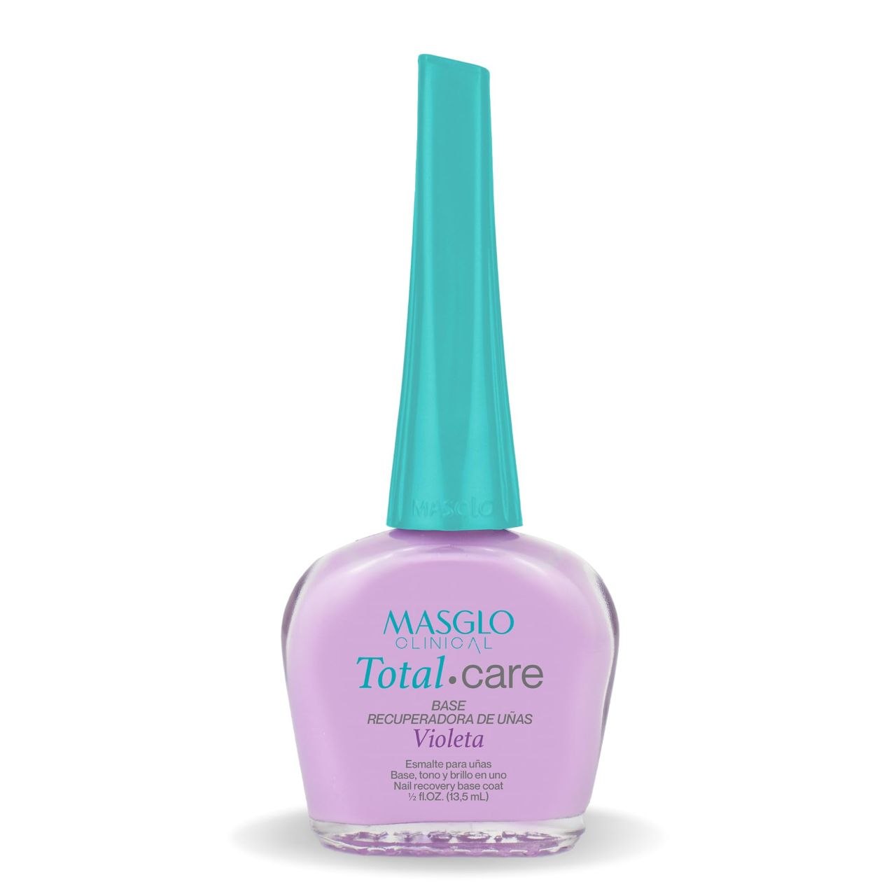ESMALTE PARA UÑAS BASE RECUPERADORA COMPLEJO MULTIVITAMÍNICO ENRIQUECIDA CON MICROESFERAS MASGLO CLINICAL  13.5ML