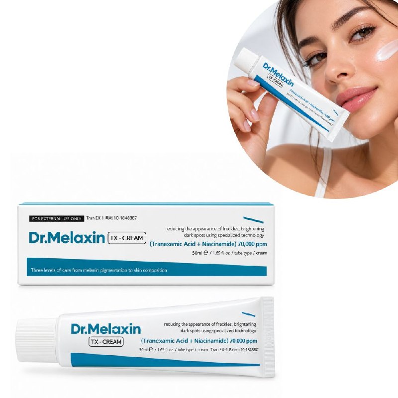CREMA DE ÁCIDO TRANEXÁMICO PARA MANCHAS Y HIPERPIGMENTACIÓN TX DR.MELAXIN 50ML