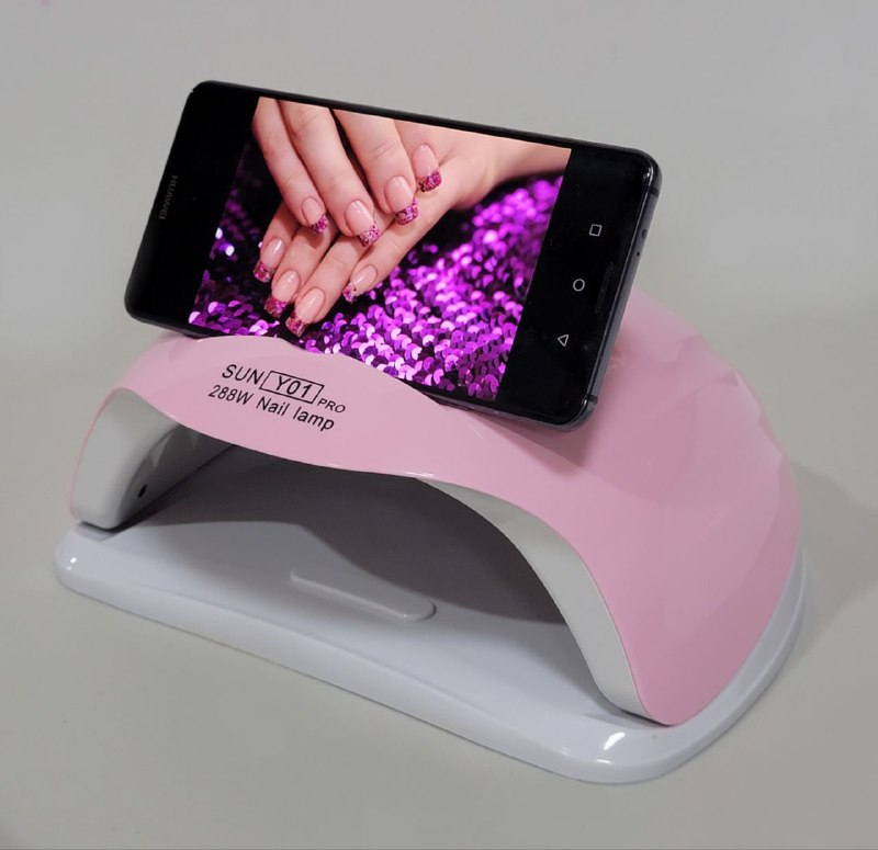LAMPARA PARA UÑAS UV LED PARA SECADO RAPIDO DE UÑAS PANTALLA DIGITAL 288W WOMEN CARE SUN Y-01